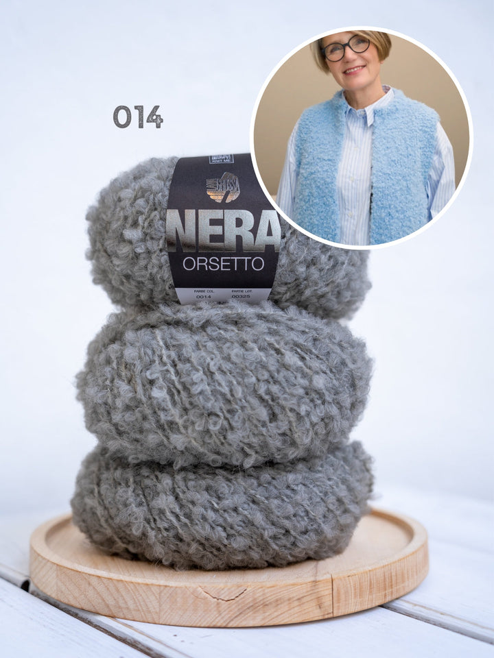 Strickpaket Mae Weste - Orsetto - Tanja Steinbach