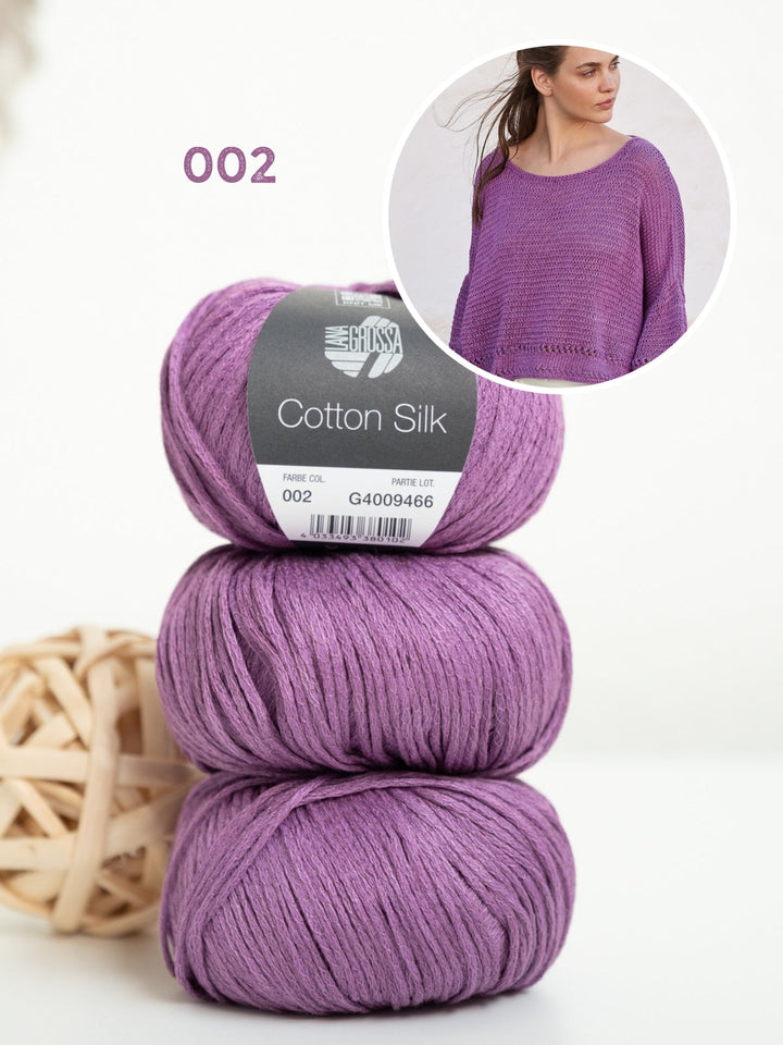 Strickpaket Cotton Silk Shirt