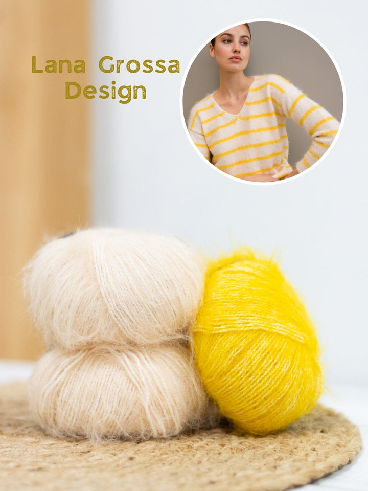 Strickpaket Finito Streifenpullover