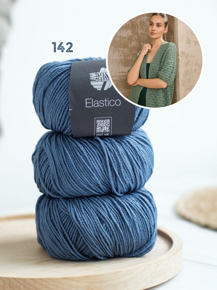 Strickpaket Elastico Jacke mit kurzen Ärmeln