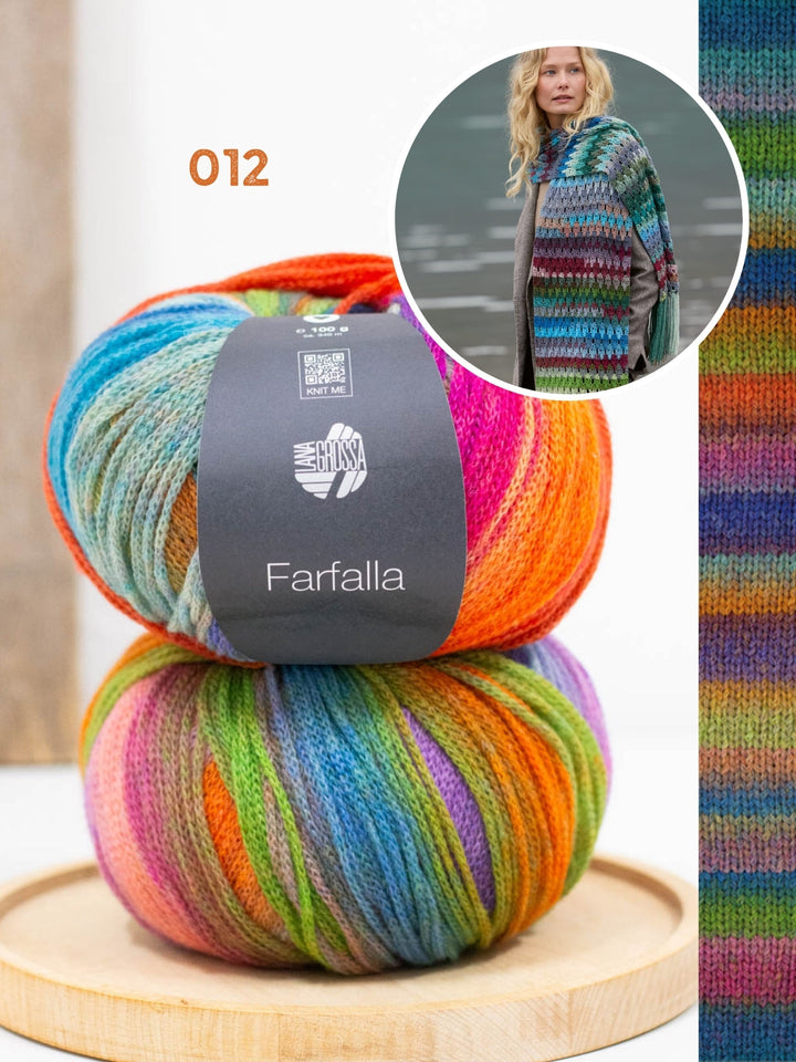 Häkelpaket Farfalla Stola