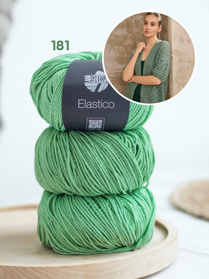 Strickpaket Elastico Jacke mit kurzen Ärmeln