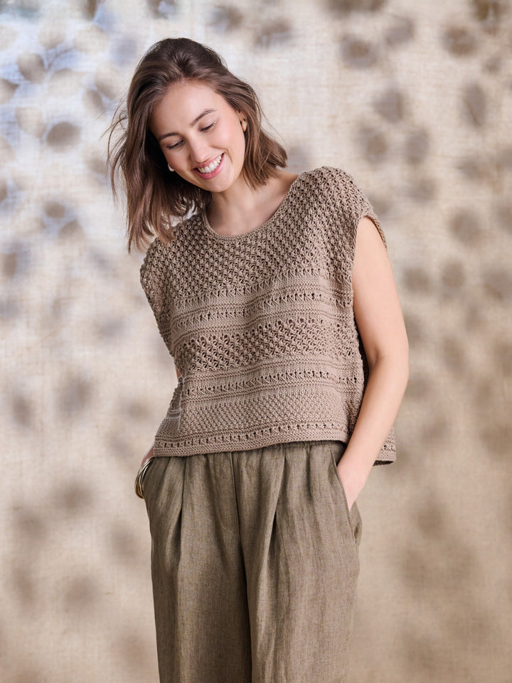Strickpaket Promessa Top in Strukturmustern