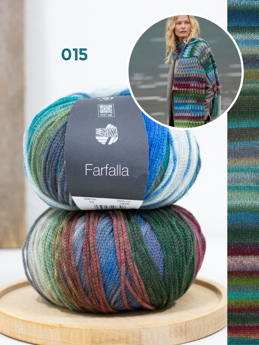 Häkelpaket Farfalla Stola