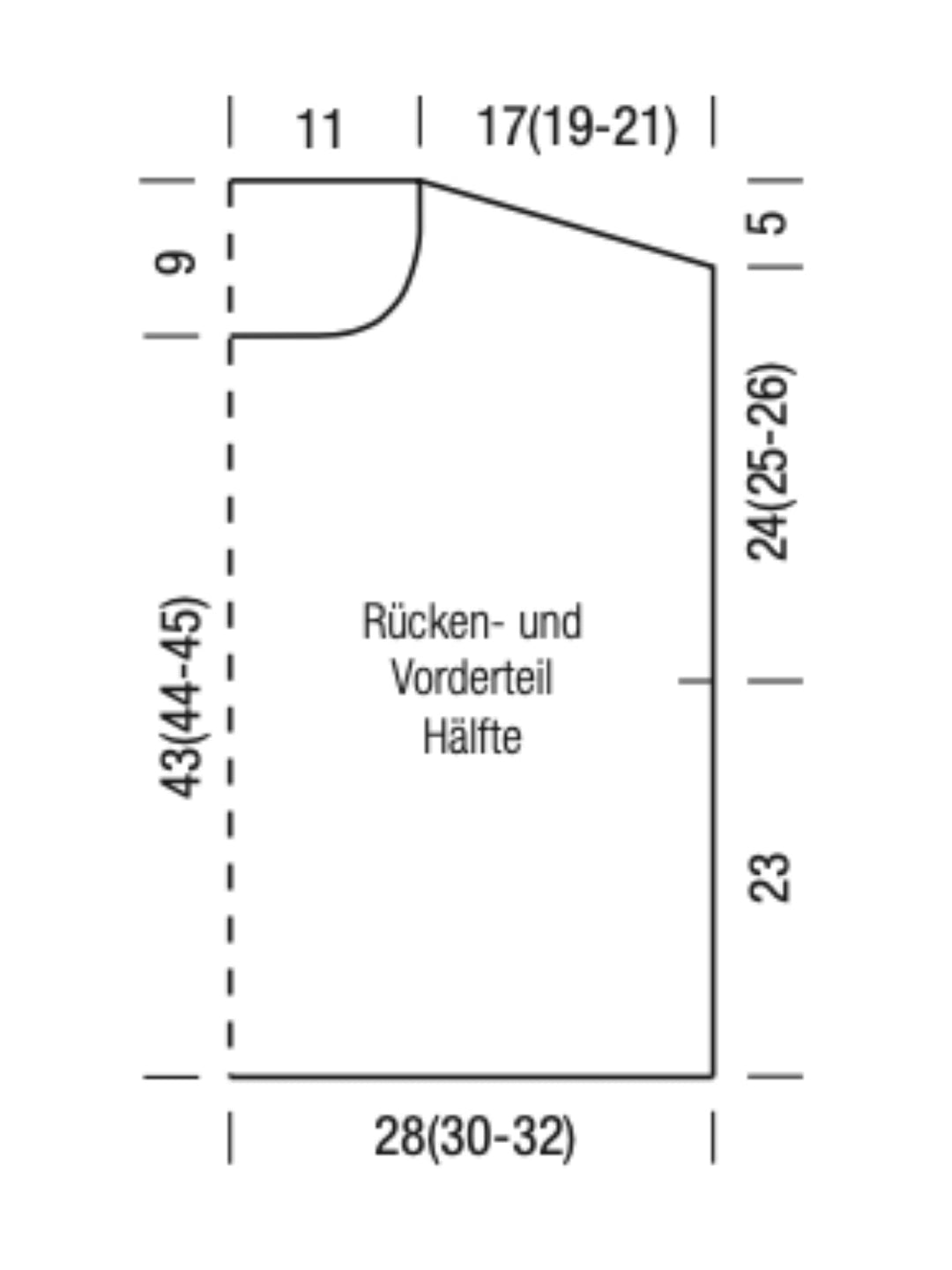 Strickpaket Promessa Top in Strukturmustern