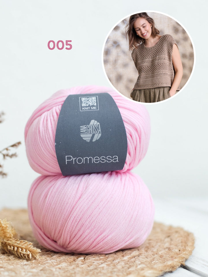 Strickpaket Promessa Top in Strukturmustern