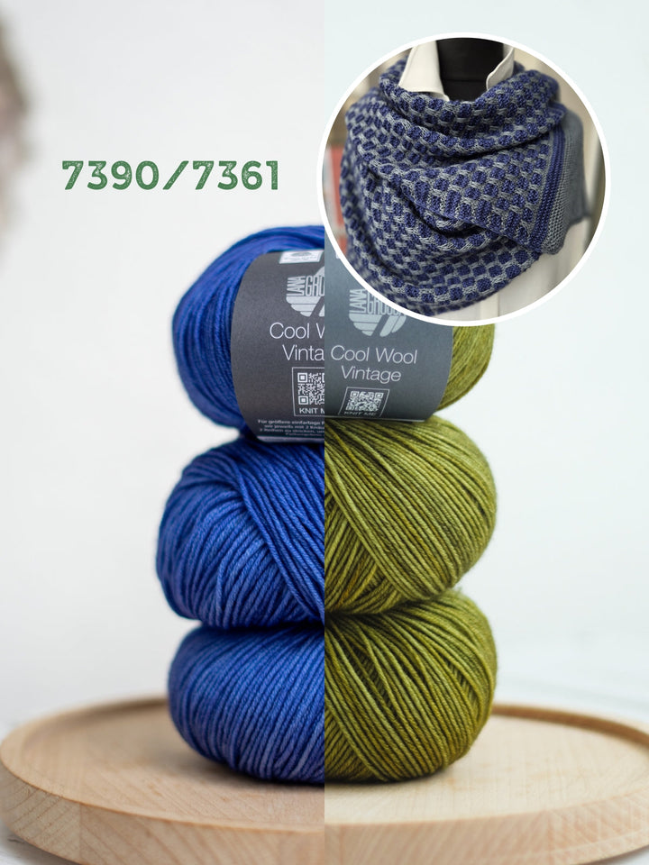 Strickpaket Lizas Tuch September Vibes - Cool Wool Vintage