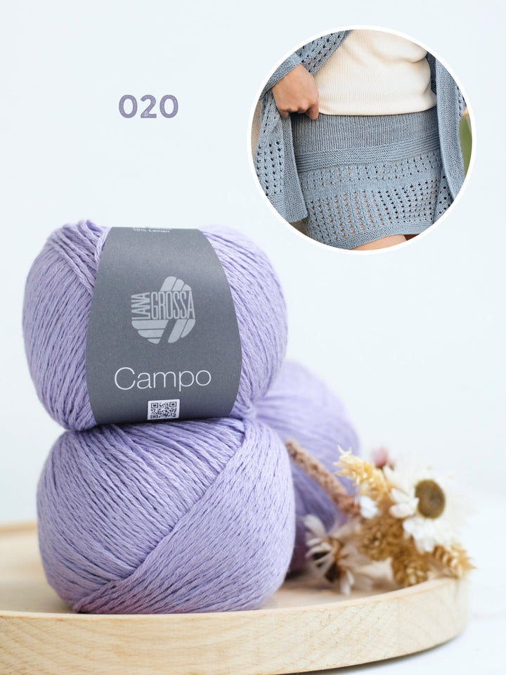 Strickpaket Campo Rock mit Ajourmuster