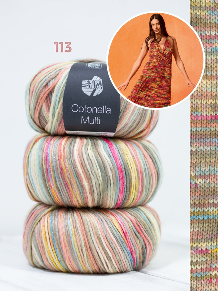 Häkelpaket Cotonella Multi Kleid