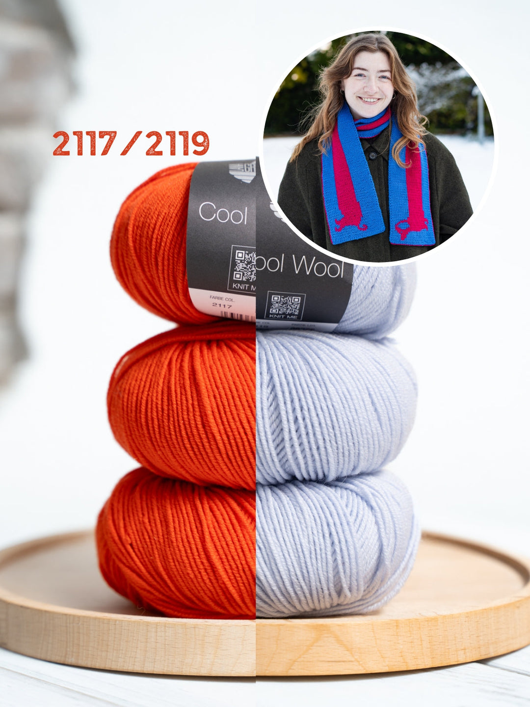 Strickpaket Sausage Dog Scarf - Englischsprachig - Devout Hand