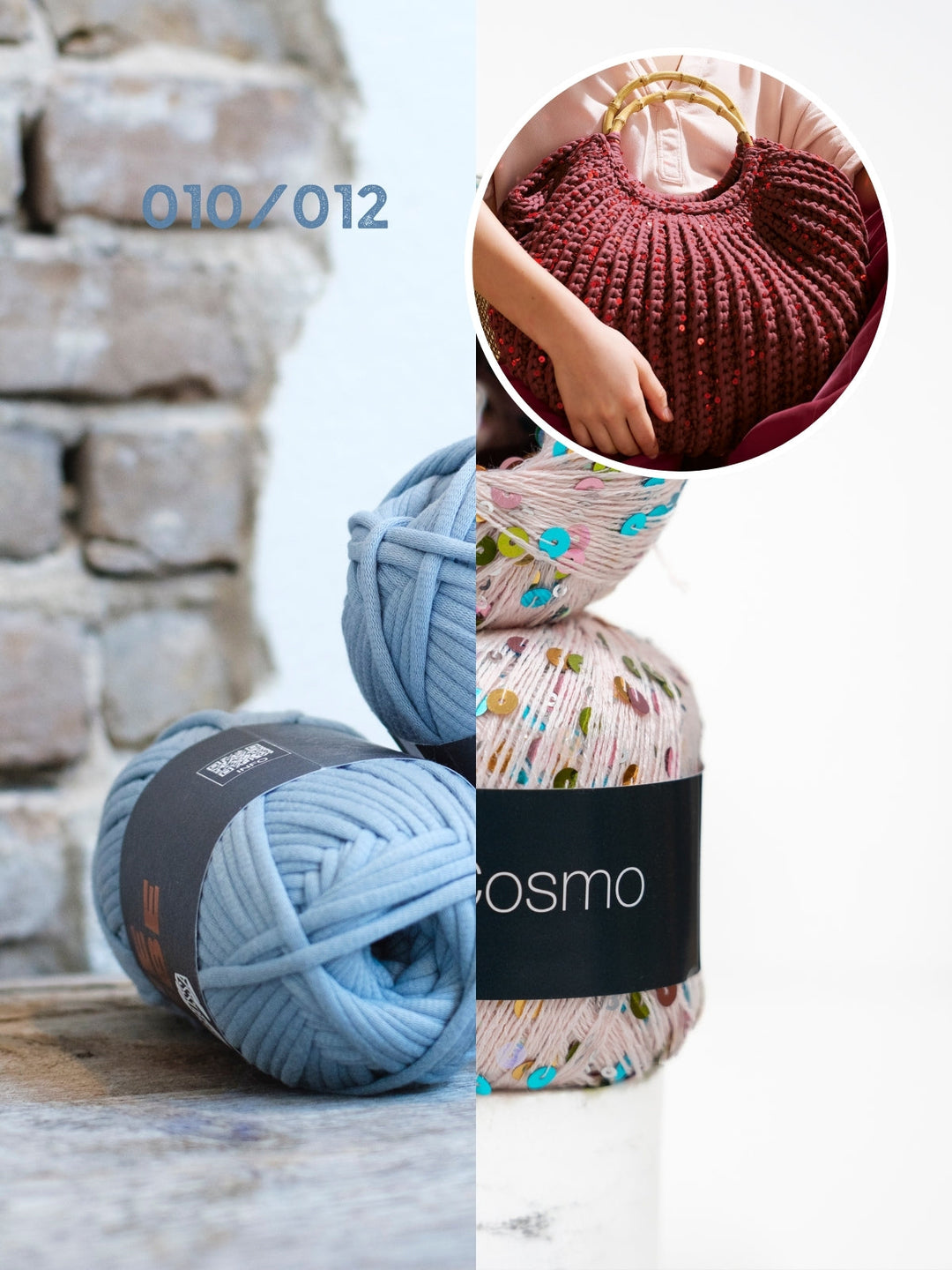 Häkelpaket The Tube Cosmo Beuteltasche