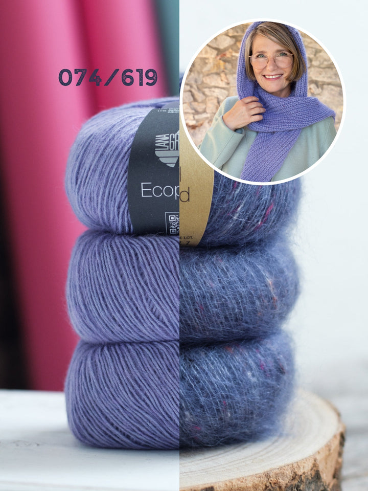 Strickpaket Cappuccio Kapuzenschal