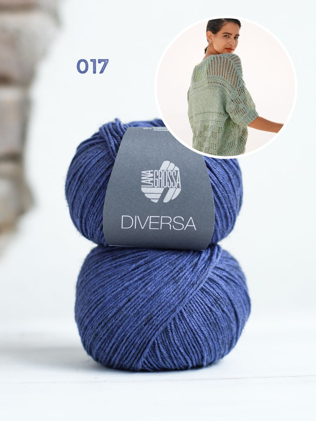 Strickpaket Diversa Jacke im Mustermix