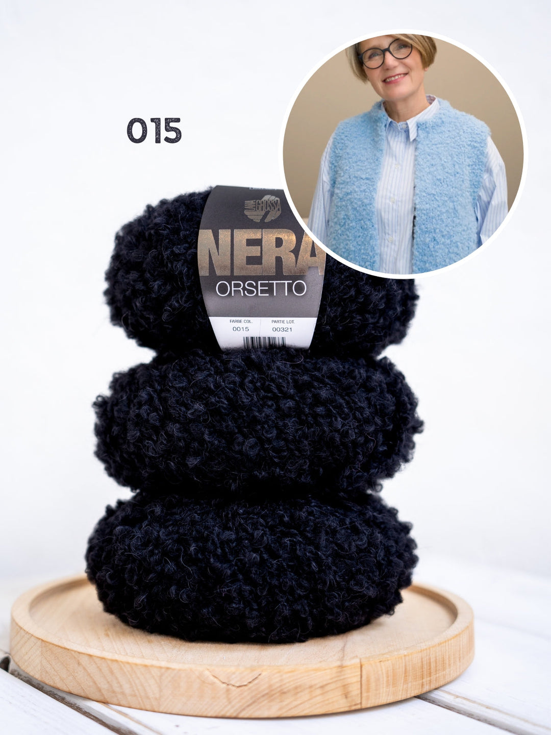 Strickpaket Mae Weste - Orsetto - Tanja Steinbach