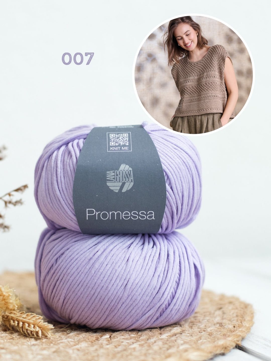 Strickpaket Promessa Top in Strukturmustern