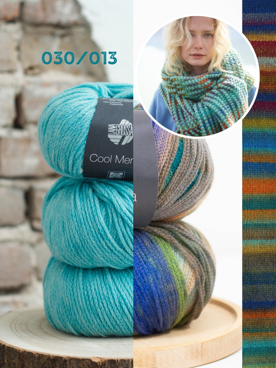 Strickpaket Farfalla Cool Merino Schal