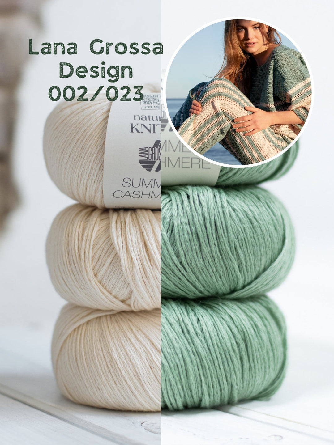 Häkelpaket Summer Cashmere Hose in Filethäkelei