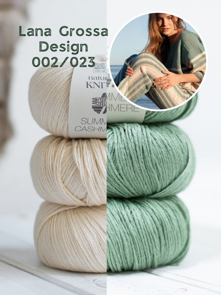 Häkelpaket Summer Cashmere Hose in Filethäkelei