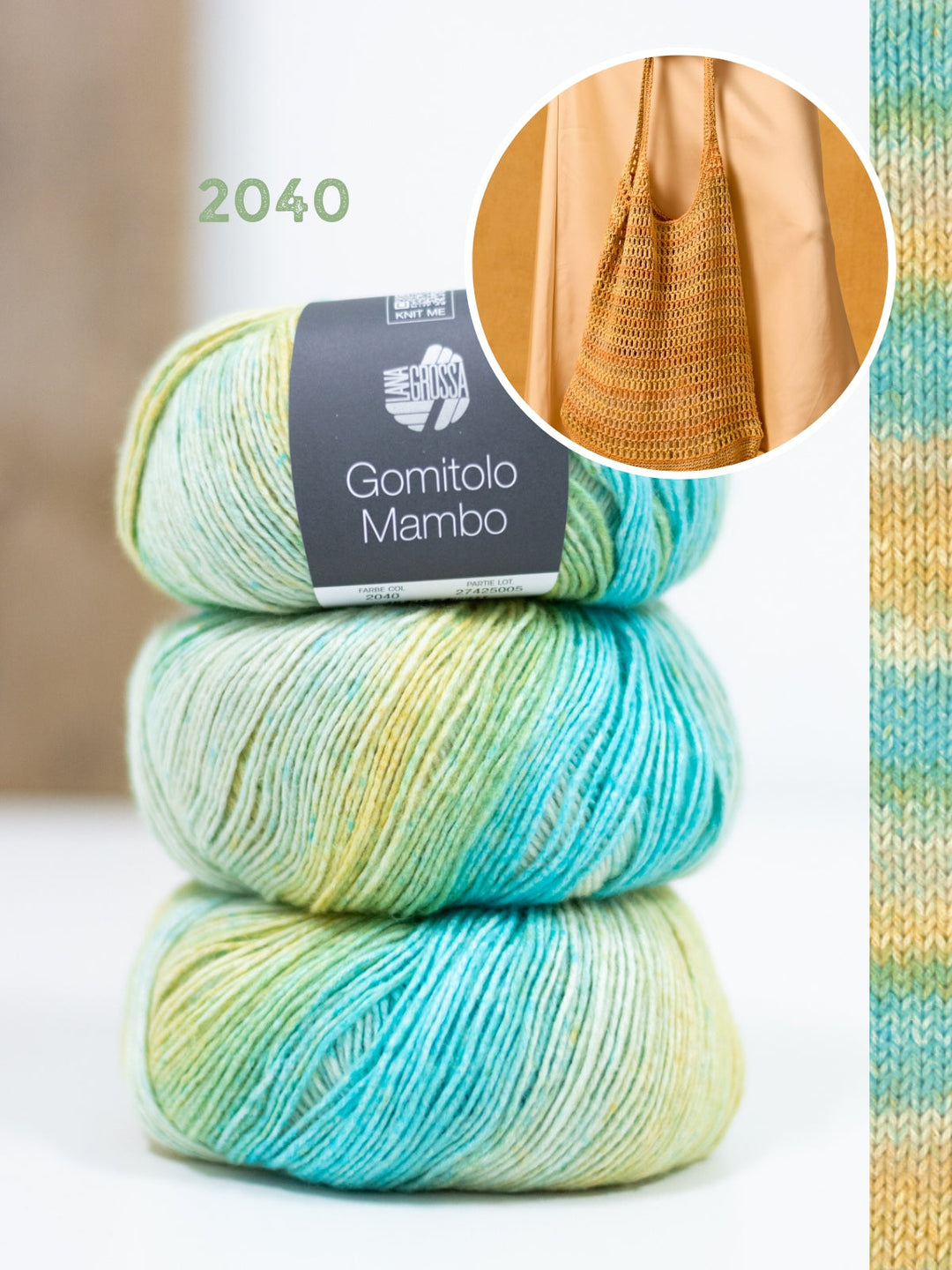 Häkelpaket Gomitolo Mambo Tasche