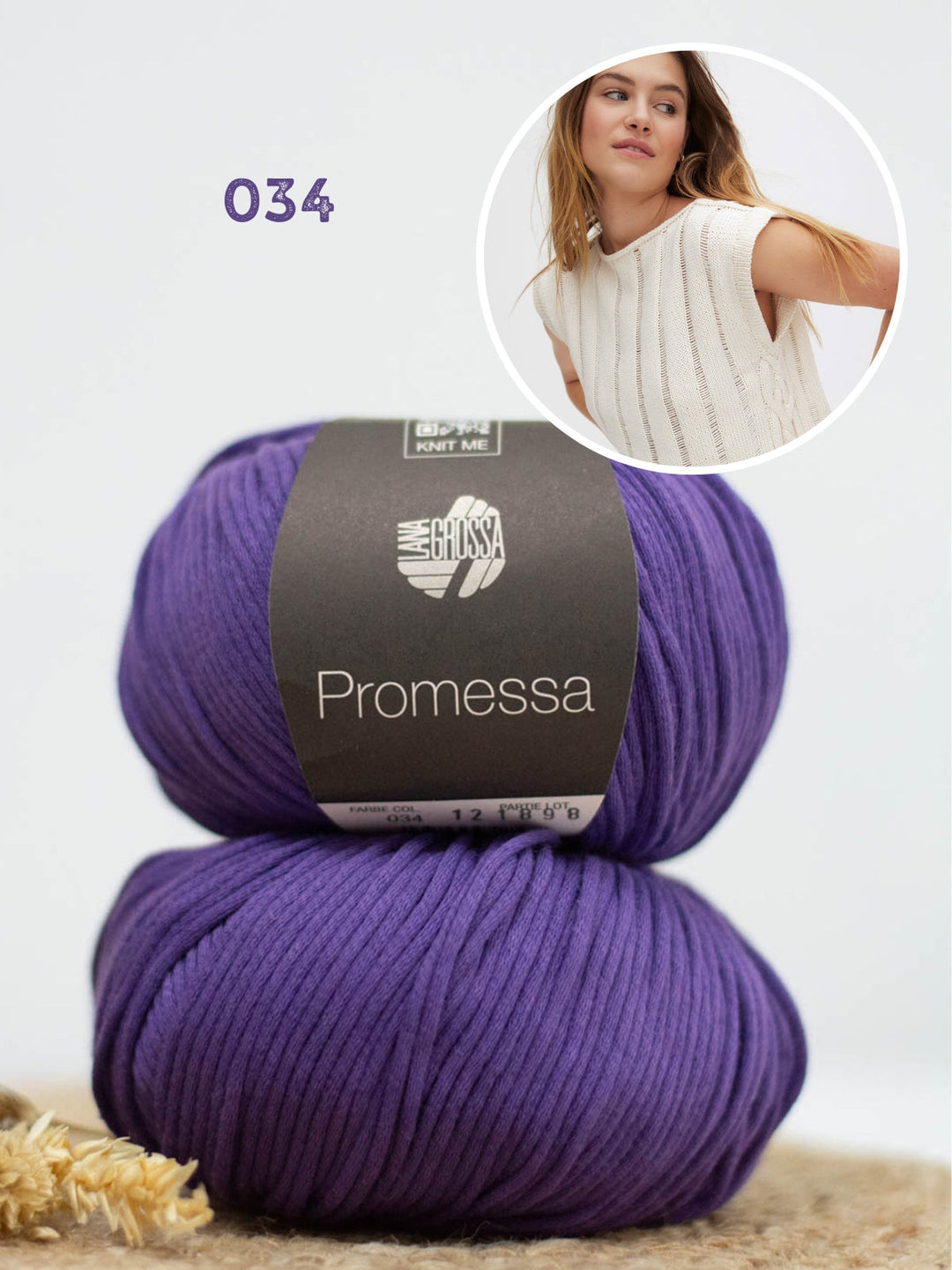 Strickpaket Promessa Top mit Hebefallmaschen