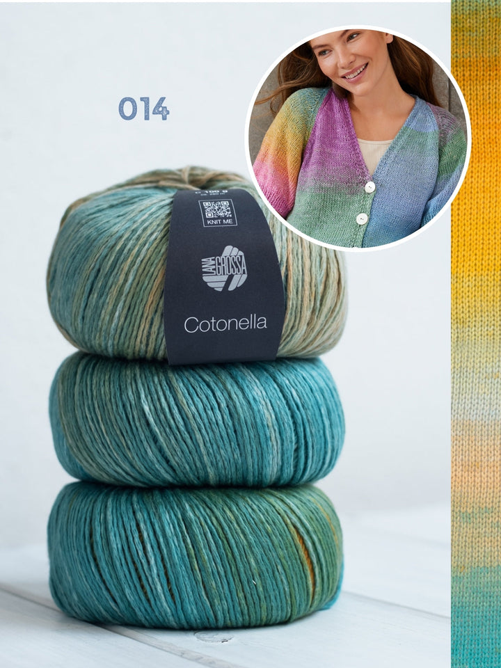 Strickpaket Cotonella Kurze Raglanjacke