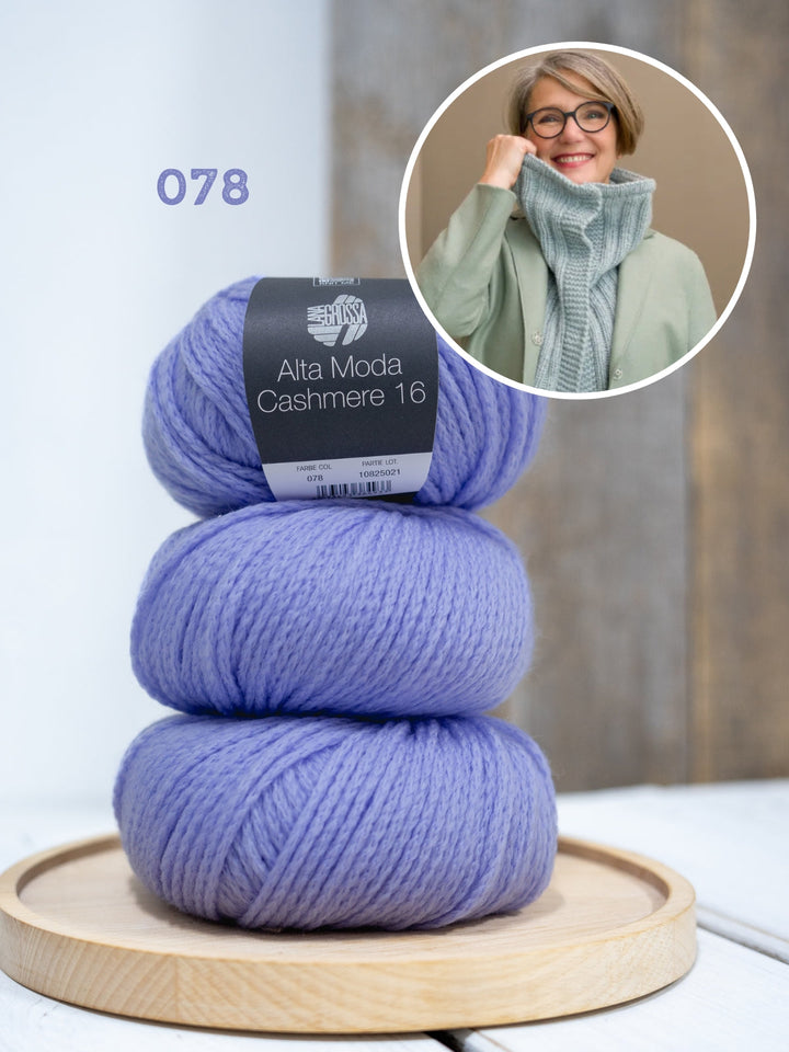 Strickpaket Offener Loop-Schal – Tanja Steinbach