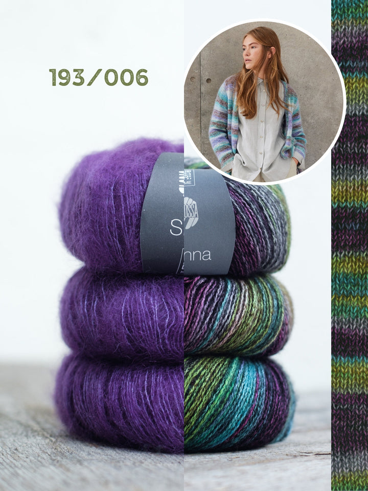 Strickpaket Gianna Silkhair Longjacke