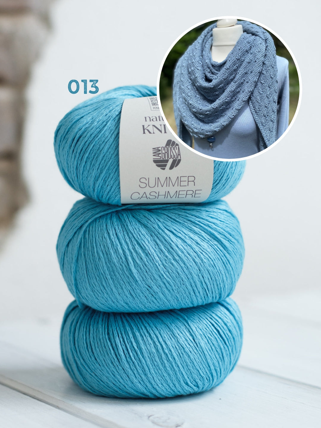 Strickpaket Lizas Tuch Little Blossoms