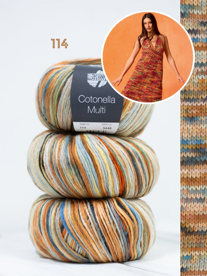 Häkelpaket Cotonella Multi Kleid