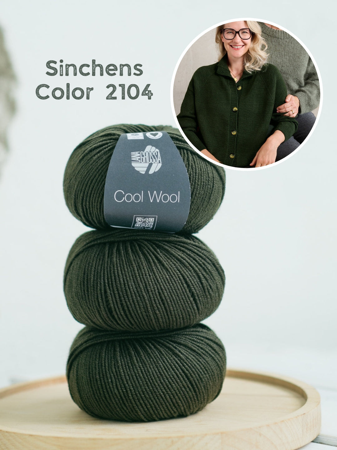 Strickpaket Classy Raglan Jacket - Cool Wool