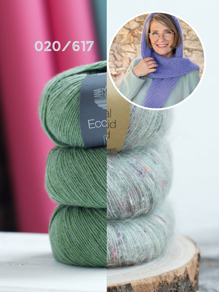 Strickpaket Cappuccio Kapuzenschal