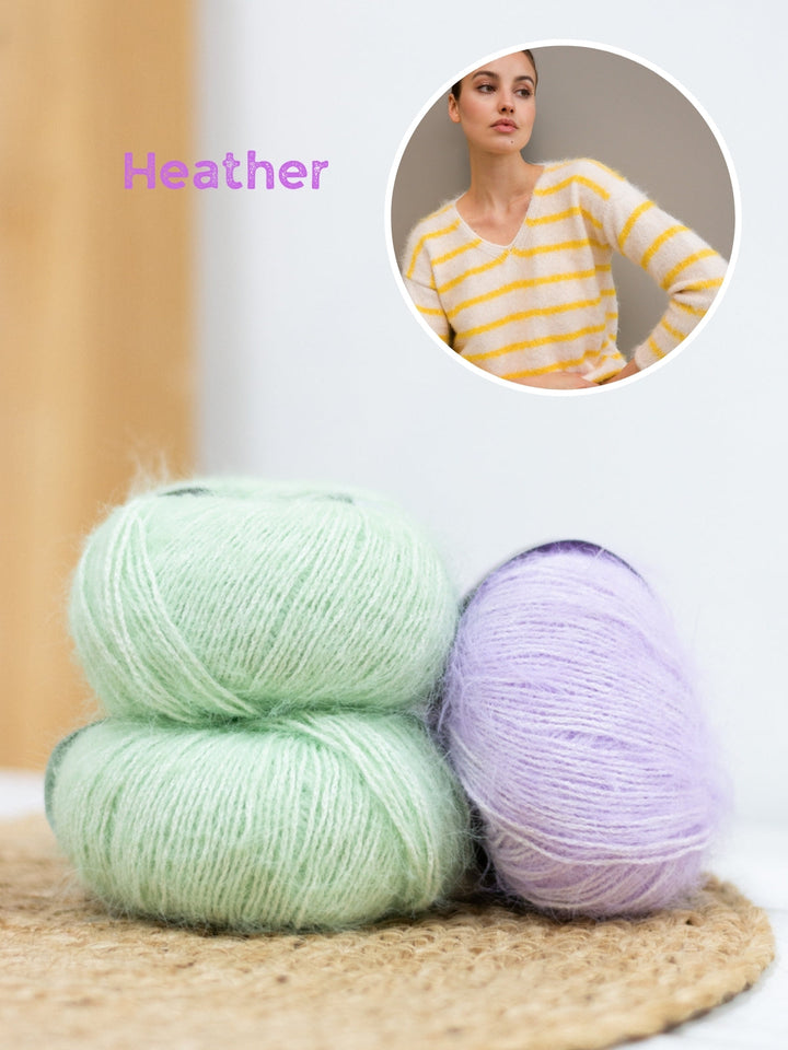 Strickpaket Finito Streifenpullover