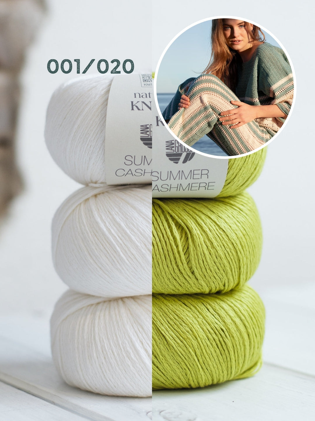 Häkelpaket Summer Cashmere Hose in Filethäkelei