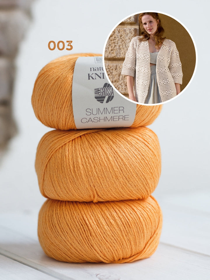 Strickpaket Summer Cashmere Weste