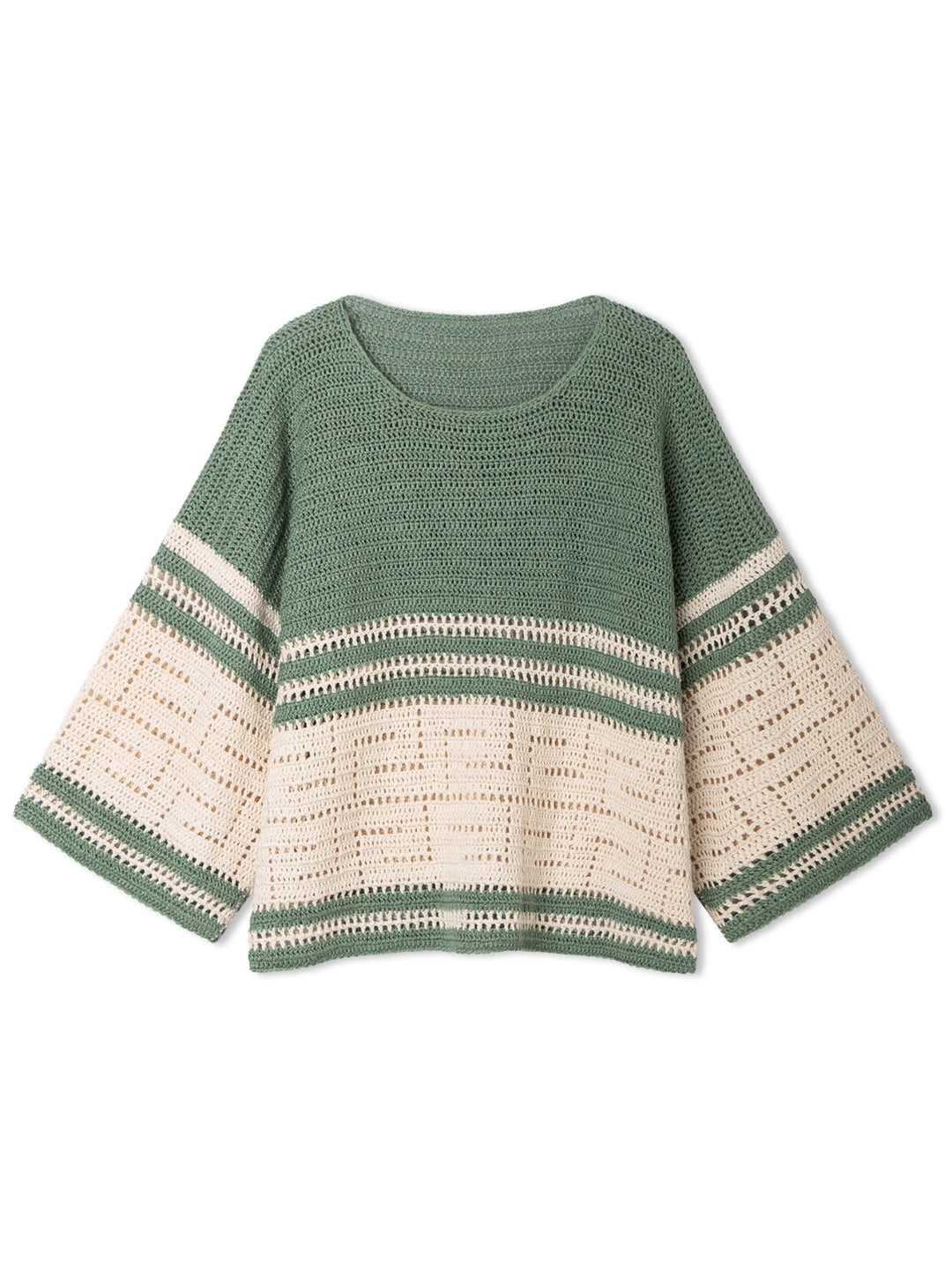 Häkelpaket Summer Cashmere Shirt in Filethäkelei