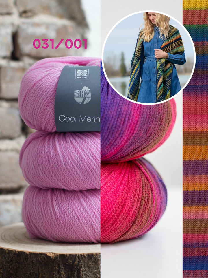 Strickpaket Farfalla Cool Merino Stola