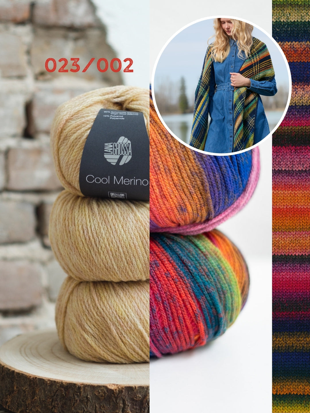 Strickpaket Farfalla Cool Merino Stola