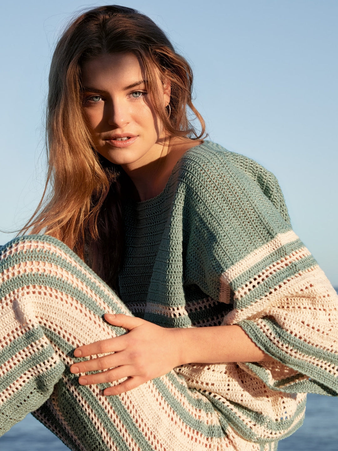 Häkelpaket Summer Cashmere Shirt in Filethäkelei