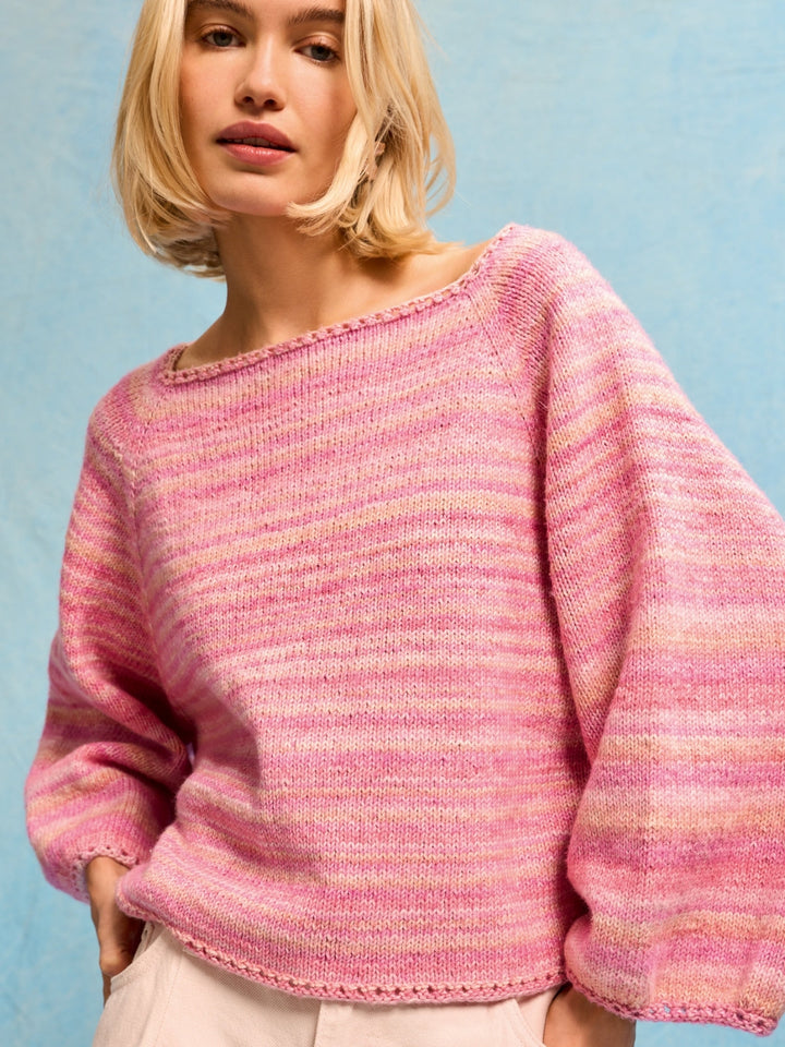 Strickpaket Gomitolo Mambo Pullover - Top-down