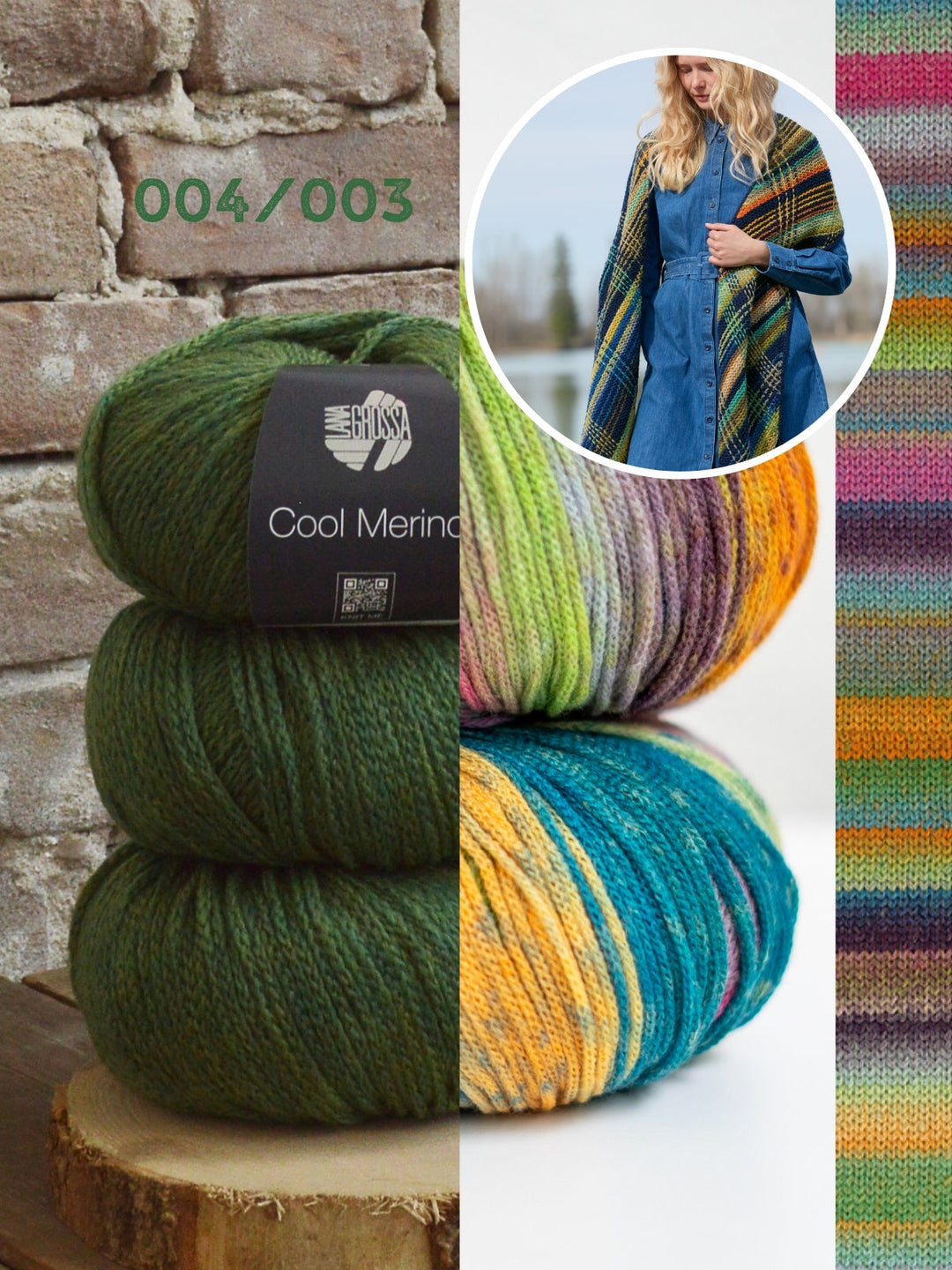 Strickpaket Farfalla Cool Merino Stola