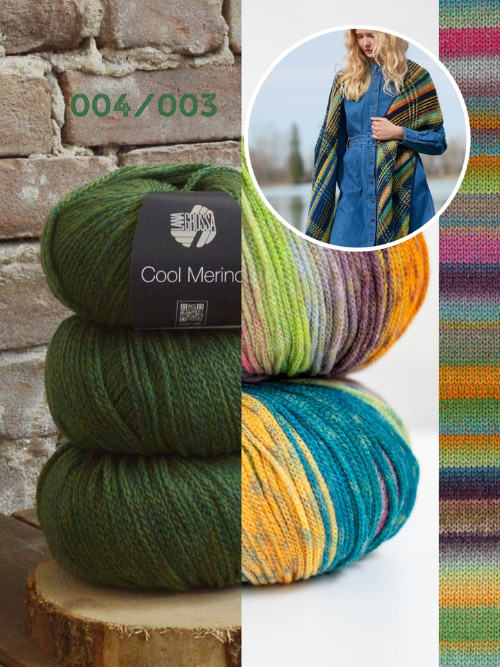 Strickpaket Farfalla Cool Merino Stola