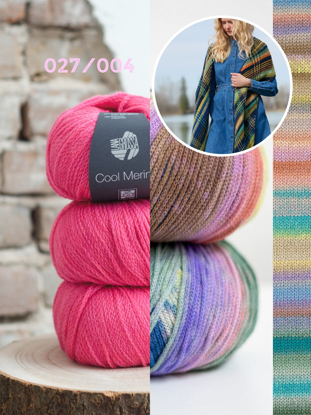 Strickpaket Farfalla Cool Merino Stola