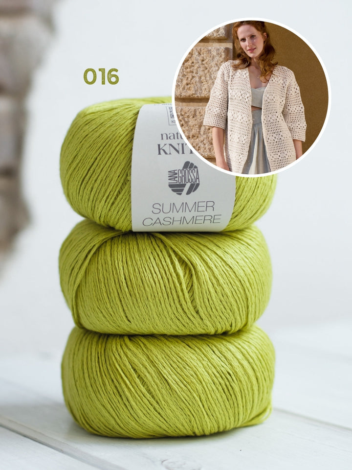 Strickpaket Summer Cashmere Weste