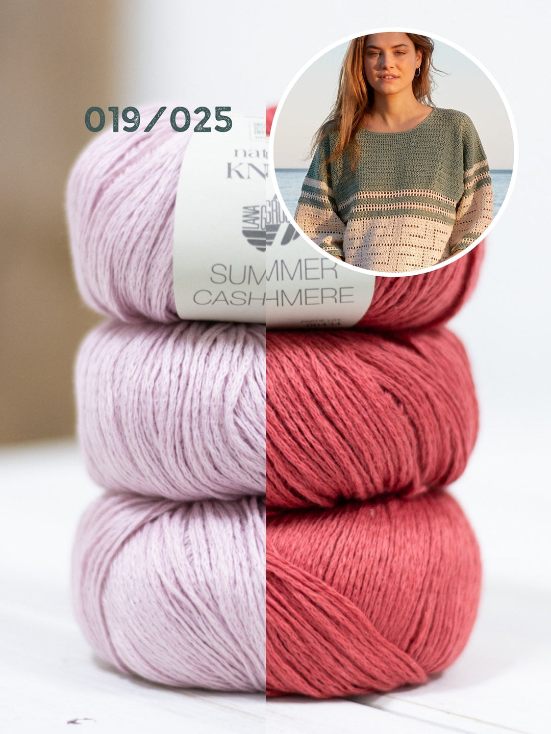 Häkelpaket Summer Cashmere Shirt in Filethäkelei