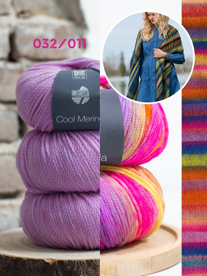 Strickpaket Farfalla Cool Merino Stola
