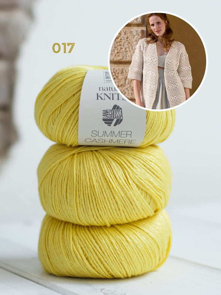 Strickpaket Summer Cashmere Weste
