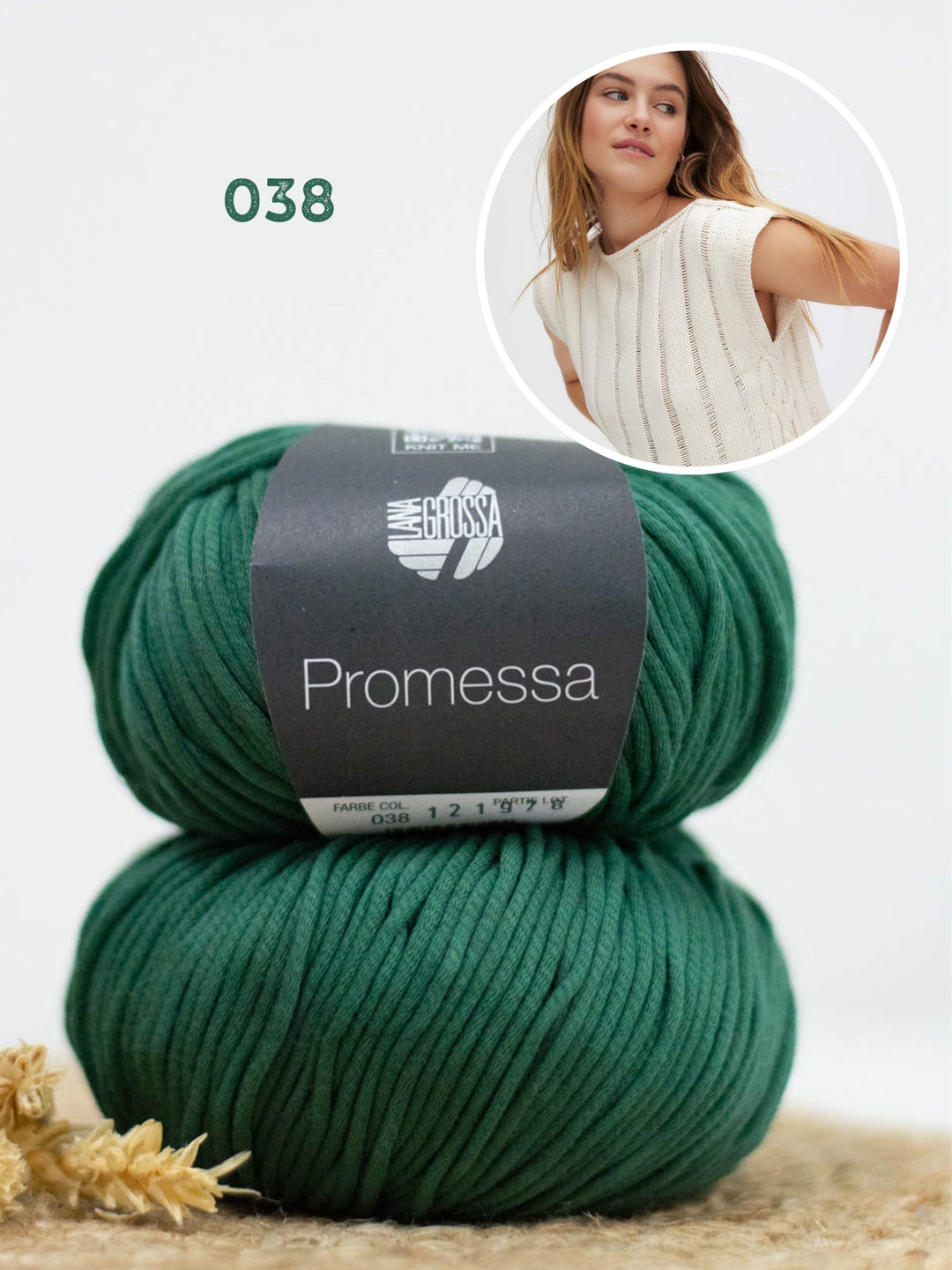 Strickpaket Promessa Top mit Hebefallmaschen