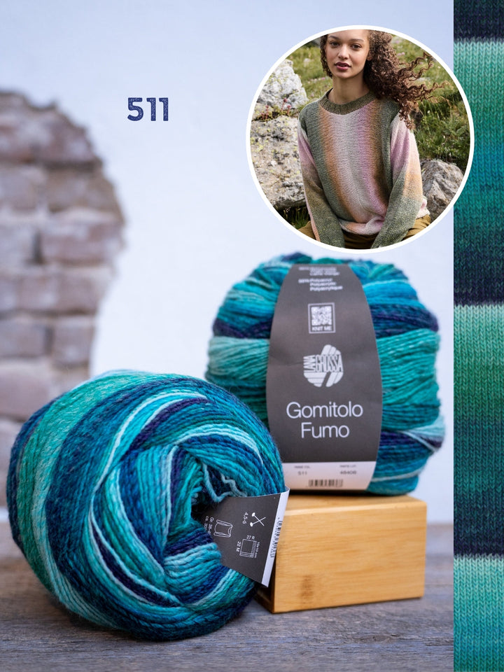 Strickpaket Gomitolo Fumo Pullover