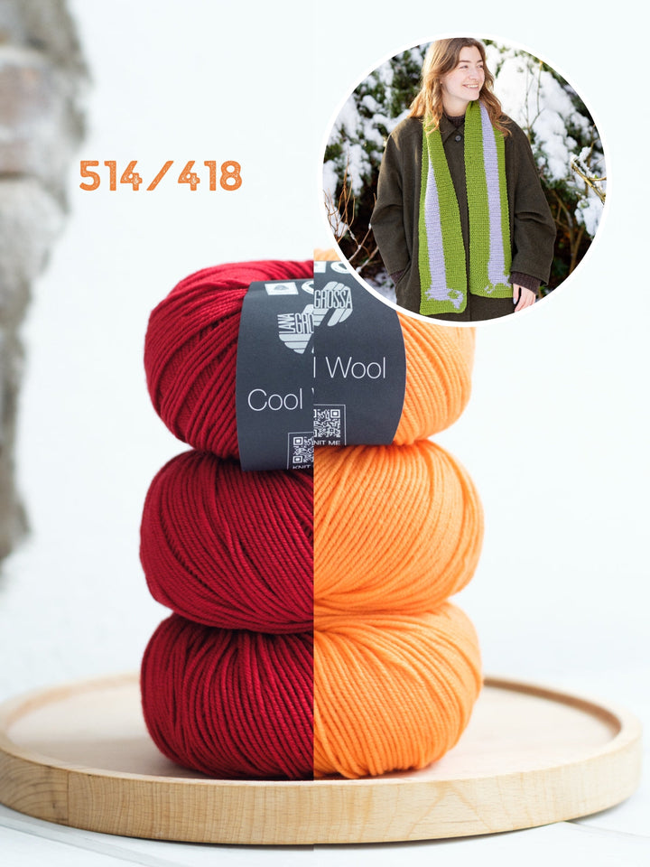 Häkelpaket Sausage Dog Scarf - Englischsprachig - Devout Hand