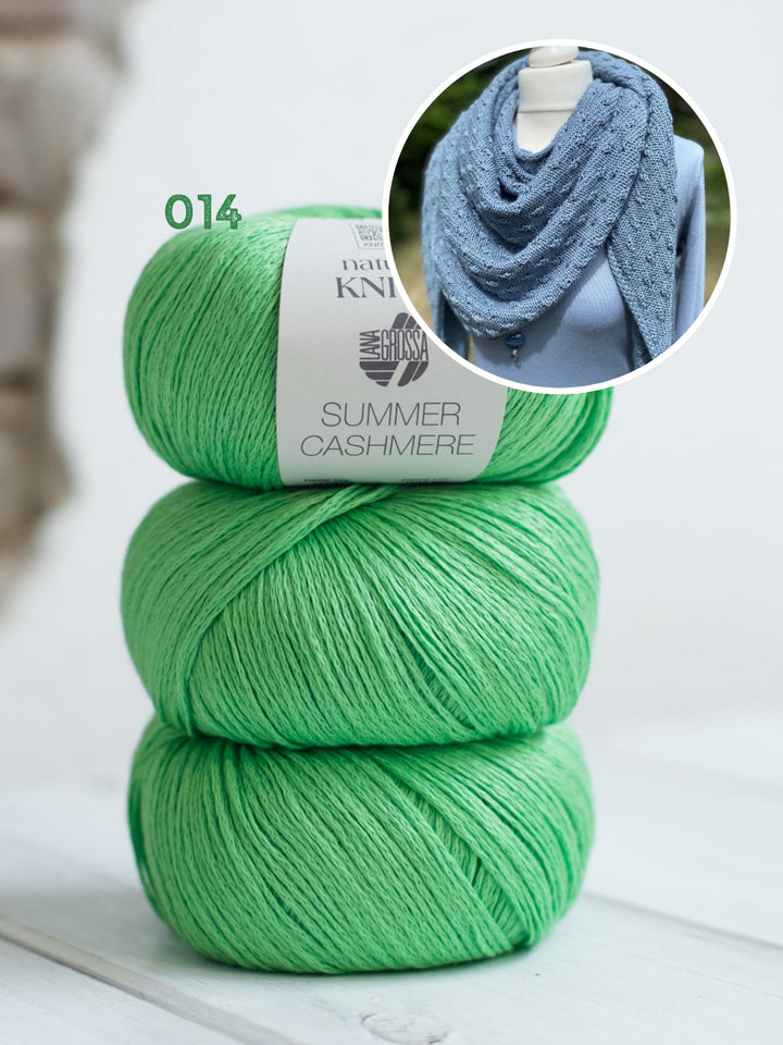 Strickpaket Lizas Tuch Little Blossoms